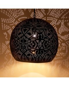 Schwarze Pendelleuchte Orientalisch, Alyssa