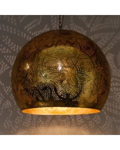 Goldene Pendelleuchte Orientalisch, Alyssa