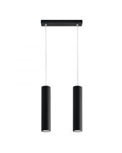 Aluminium Pendelleuchte Schwarz, Harley