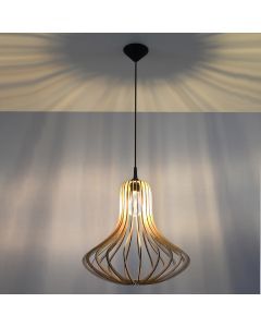 Holz Pendelleuchte Braun, Grada