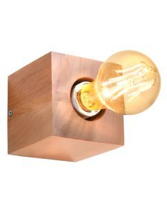 Holz Wandstrahler Braun, Anniko