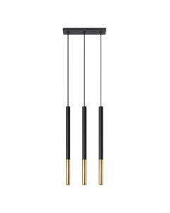 Aluminium Pendelleuchte Gold, Ilonca