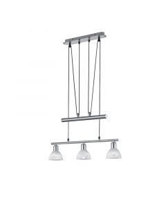 Nickel Pendelleuchte Modern, Gustav