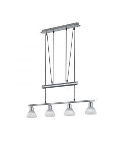 Nickel Pendelleuchte Modern, Gustav