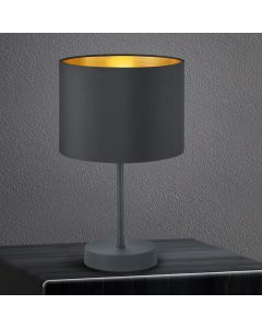 Schwarze Tischleuchte Modern, Jeany, mit Schalter