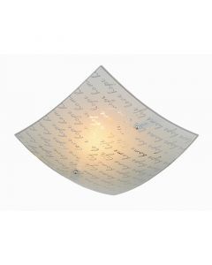 Weiße Deckenlampe Antik, Anna
