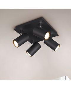 Schwarze Deckenstrahler Modern, Kaso