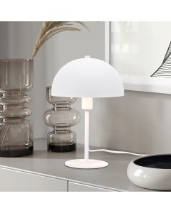 Weiße Tischleuchte Modern, Fransisca, mit Schalter