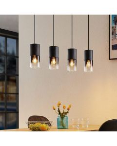 Graue Pendelleuchte Modern, Amadi