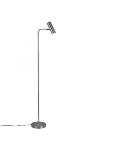 Nickel Stehlampe Modern, Kaso, mit Schalter