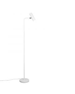 Weiße Stehlampe Modern, Kaso, mit Schalter