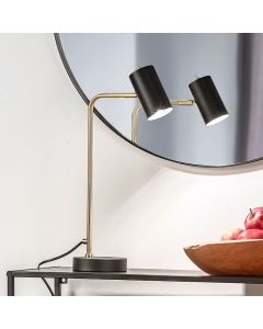 Messing Tischleuchte Modern, Kaso, mit Schalter