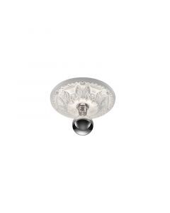 Gips Deckenlampe Weiß, Mandisa