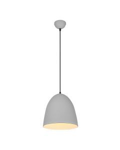 Graue Pendelleuchte Halbkugel Modern, Ingmar