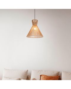Papier Pendelleuchte Braun, Ramazan