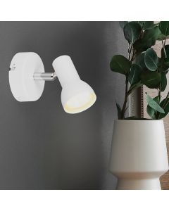 Weiße Wandstrahler Modern, Sabrin