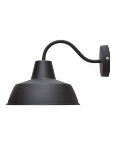 Industrielle Wandleuchte Schwarz, Fenpe