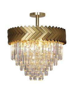 Design Deckenleuchte Gold, Jetske