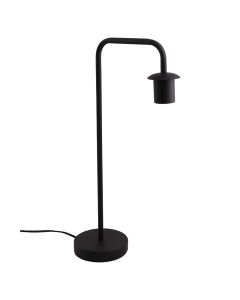 Aluminium Tischlampe ohne Schirm Schwarz, Rika