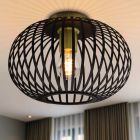 Industrielle Deckenlampe Gold, Lieve