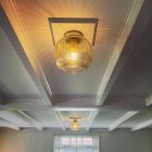 Retro Deckenleuchte Bernstein, Charlois