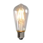 Dimmbare Olucia E27 LED-Edisonlampe Deco, P45, 4W, 2700K
