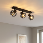 Industrielle Deckenstrahler Schwarz, Lieve