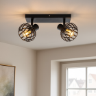 Industrielle Deckenstrahler Schwarz, Lieve