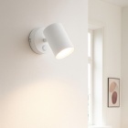 Moderne Wandstrahler Weiß, Elena, mit Schalter