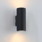 Moderne Up down Wandleuchte Schwarz, Elena