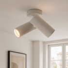 Moderne Deckenstrahler Weiß, Nadi