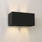 Moderne Up down Wandleuchte Schwarz, Dion, IP65