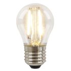 Dimmbare Olucia E27 LED-Filament Lampe Melchis, P45, 2W, 2700K