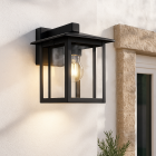 Moderne Außenleuchte Schwarz, Amalie, IP54