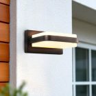 Moderne Außenleuchte Schwarz, Sita, 12W, 3000K LED, IP44