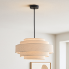 Japandi Pendelleuchte Beige, Timmy