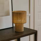 Landhaus Tischleuchte Braun, Sanny, mit Schalter