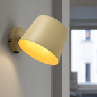 Moderne Wandstrahler Beige, Rinke, mit Schalter