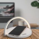 Weiße Tischleuchte Kunststoff, Erhan, 2W, 3000K LED, mit Schalter