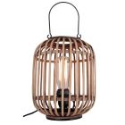 Industrielle Tischleuchte Braun, Asja, mit Schalter