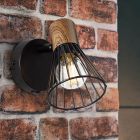 Moderne Wandleuchte Braun, Floor, mit Schalter