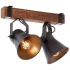 Holz Deckenstrahler Schwarz, Audrey