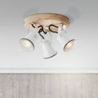 Holz Deckenstrahler Braun, Carolyn