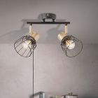 Retro Deckenstrahler Messing, Luitzen