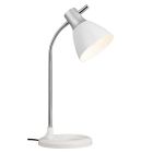Design Schreibtischlampe Weiß, Liberty, mit Schalter