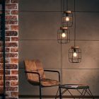 Holz Pendelleuchte Esszimmer Schwarz, Taede