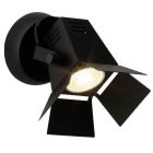 Industrielle Deckenstrahler Schwarz, Jowenna, 5W, 3000K LED