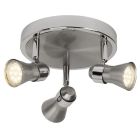 Metall Deckenstrahler Chrom, Roel, 7W, 3000K LED