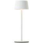 Moderne Außen Tischleuchte Weiß, Petter, 2W, 3000K LED, IP44, 3-stufig dimmbar