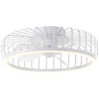 Moderne Deckenventilator Weiß, Tolga, 36W, 2700K-4000K-6500K LED, mit Fernbedienung